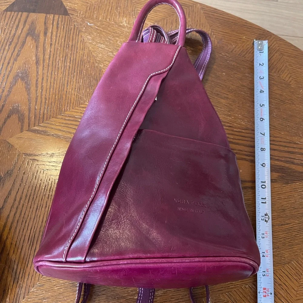 Vera Pelle Crossbody or Backpack Bag - Picture 9 of 12